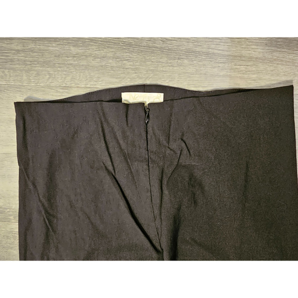 Vintage Cache Womens Black Pants Fringed Hem Sequins Boho Size S Zip Front - Picture 3 of 6